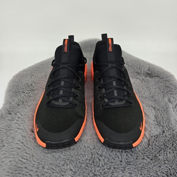 New Nike Free Metcon 6 \'Black Hyper Orange\' Men\'s Workout Shoes Size 11